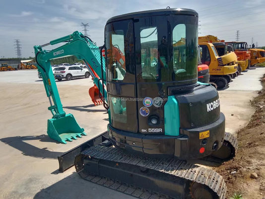 Bonne performance 6TON utilisé Kobelco SK55SR Excavateur machine de construction hydraulique