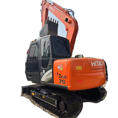 Excavateur Hitachi ZX70 de 7 tonnes Fabriqué au Japon Hyperkinèse et heures de travail réduites 0-2000
