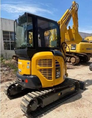 3000 KG de seconde main Komatsu PC30 Excavateur d'occasion avec soupape d'origine en bon état