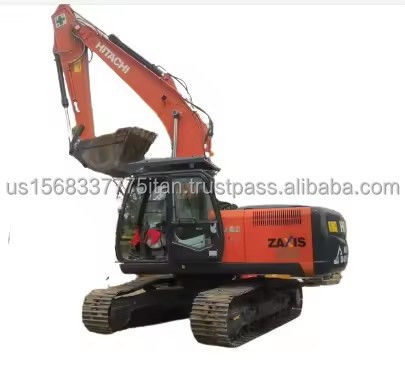 Excavateur Hitachi ZX60 d'occasion avec soupape hydraulique d'origine et cylindre