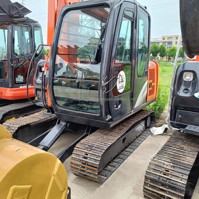 Hitachi ZX60 Mini Excavator de 6 tonnes Fabriqué au Japon avec cylindre hydraulique d'origine et utilisé