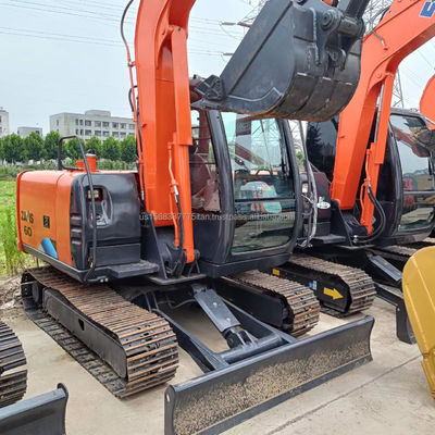 Hitachi ZX60 Mini Excavator de 6 tonnes Fabriqué au Japon avec cylindre hydraulique d'origine et utilisé