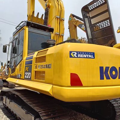 Excavateur Komatsu PC220 avec cylindre hydraulique d'origine et capacité de seau de 1,2 M3