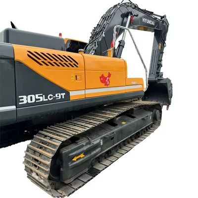 Excavateur Hyundai 305LC-9T à prix abordable avec moteur et cylindre hydraulique d'origine