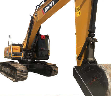 Excavateur Sany SY215C d'occasion avec cylindre hydraulique d'origine et capacité de seau de 1,1 m3