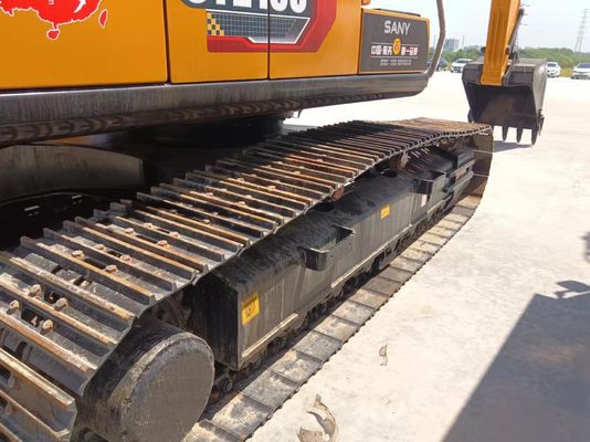 Excavateur Sany SY215C d'occasion avec cylindre hydraulique d'origine et capacité de seau de 1,1 m3