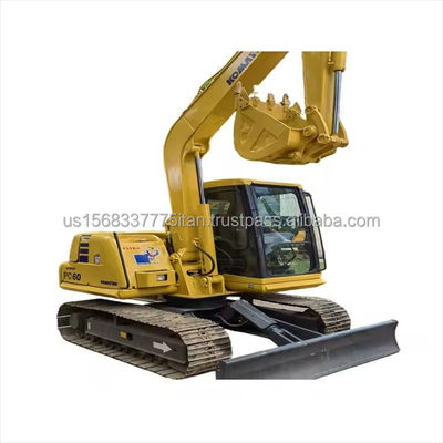 2016 Komatsu PC60 Excavateur d'occasion Excavateur hydraulique Crawler original Valve hydraulique