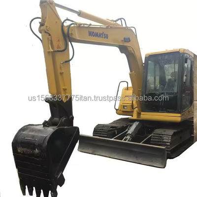 Mini-excavatrice hydraulique Komatsu PC60 avec pompe hydraulique d'origine et peu d'heures de travail