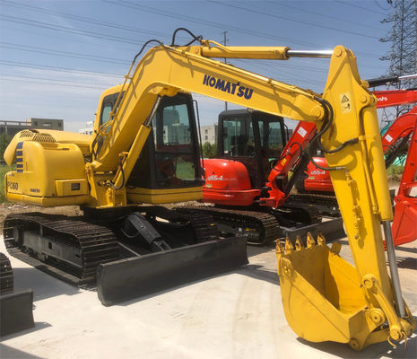 Mini-excavatrice hydraulique Komatsu PC60 avec pompe hydraulique d'origine et peu d'heures de travail