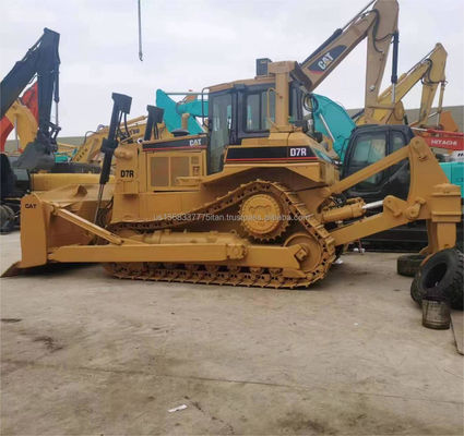 Bulldozer japonais CAT D7R d'occasion 2016 avec une excellente maniabilité