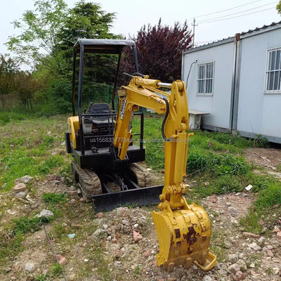 Komatsu PC18 Mini Excavateur à rouleaux d'occasion avec cylindre hydraulique d'origine au Japon