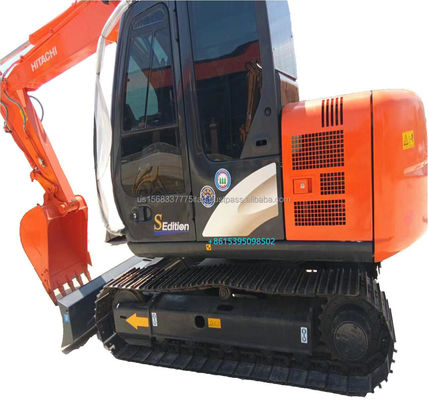 Construction de machines utilisées Hitachi ZX70 Excavator avec 98 kW de puissance et de faible temps de travail
